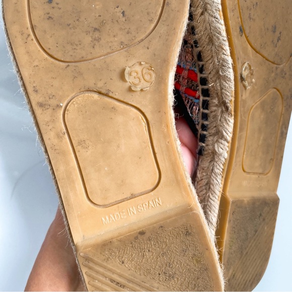 💕 TONI PONS ORIGENS PINK BLACK MULTI TWEED STITCHED ESPADRILLES! - Picture 11 of 16